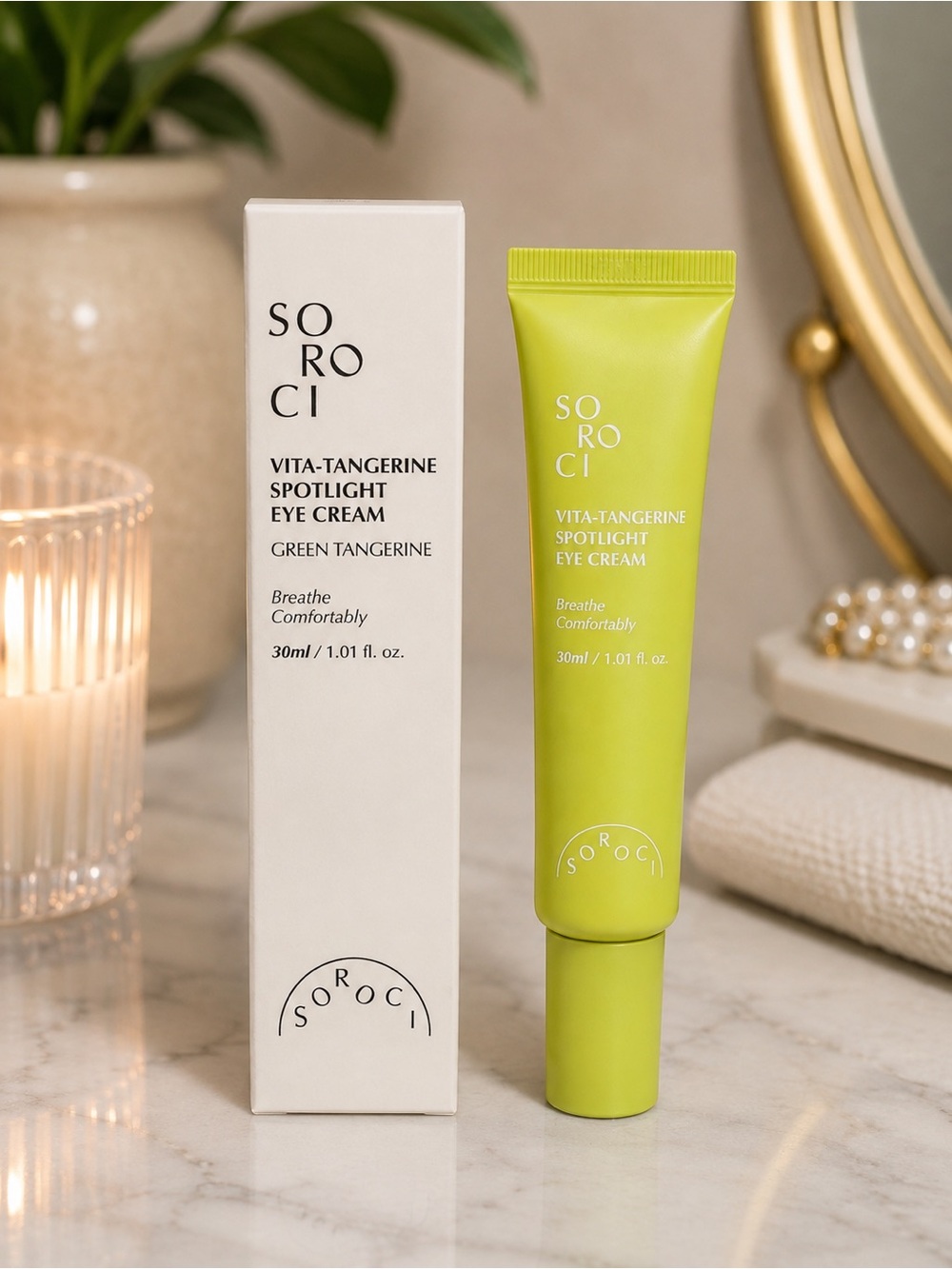 Soroci Vita Tangerine Spotlight Eye Cream 30ml NEW Brightening K-Beauty